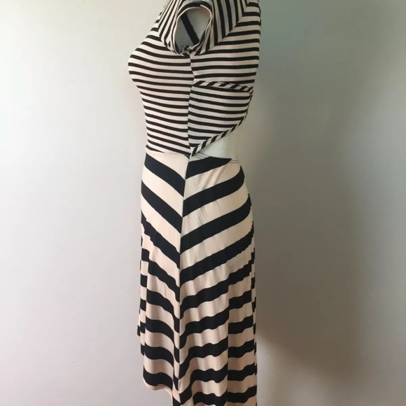 MATERIAL GIRL STRIPE HIGH-LOW CASUAL DRESS SM - Picture 7 of 9